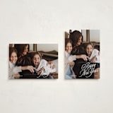 "calligraphed" - Holiday Cards in Cloud by JoAnn Jinks - Photo Orientation Options