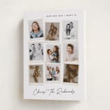 "Nine Snapshots" - Holiday Cards in Snow by Hooray Creative - Folded Card