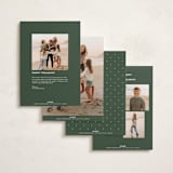 "Newport" - Holiday Cards in Mint by Wildfield Paper Co - Back of Card Options