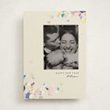 "dabbed confetti" - Holiday Cards in Eggnog by Eric Ransom - Front