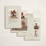 "dabbed confetti" - Holiday Cards in Eggnog by Eric Ransom - Back of Card Options