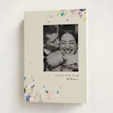 "dabbed confetti" - Holiday Cards in Eggnog by Eric Ransom - Folded Card