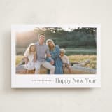 "Slate" - Holiday Cards in Evergreen by Wildfield Paper Co - Front