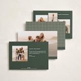 "Slate" - Holiday Cards in Evergreen by Wildfield Paper Co - Back of Card Options