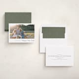 "Slate" - Holiday Cards in Evergreen by Wildfield Paper Co - Assembled
