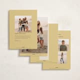 "Beach Umbrella" - Holiday Cards in Sunshine by Blustery August - Back of Card Options