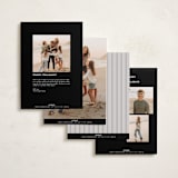 "contact sheet" - Holiday Cards in Darkroom by Adelyn T. - Back of Card Options