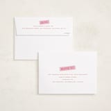 "Cheers to a Bright New Year" - Holiday Cards in Peppermint by Erin German - FREE Recipient Addressing