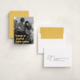 "Bright Message" - Holiday Cards in Goldenrod by Kacey Kendrick Wagner - Assembled