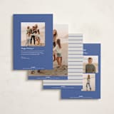 "Regency" - Holiday Cards in Midnight by Alexandra Cohn - Back of Card Options