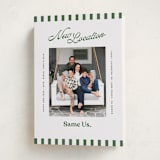 "New Location" - Holiday Cards in Spruce by Owl and Toad - Folded Card