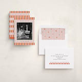 "Modern double stripe frame" - Holiday Cards in Orangesicle by Jackie Crawford - Assembled