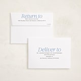 "Modern Headliner" - Holiday Cards in Sky by Jackie Crawford - FREE Recipient Addressing