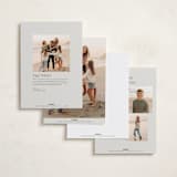 "Chronicle" - Holiday Cards in Vanilla by Blustery August - Back of Card Options