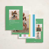 "Colorblock Type" - Holiday Cards in Gumdrops by AK Graphics - Back of Card Options