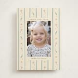 "sparkling stripes" - Holiday Cards in Teal by Ellen Schlegelmilch - Front