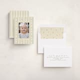 "sparkling stripes" - Holiday Cards in Teal by Ellen Schlegelmilch - Assembled