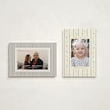 "sparkling stripes" - Holiday Cards in Teal by Ellen Schlegelmilch - Photo Orientation Options
