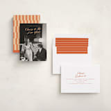 "Classy Cheer" - Holiday Cards in Apricot by Ekko Studio - Assembled
