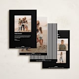 "For the archives" - Holiday Cards in Snow by Heather Schertzer - Back of Card Options