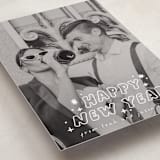 "Pizazz" - Holiday Cards in Starlight by Everett Paper Goods - Detail