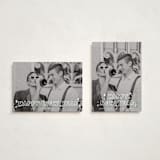 "Pizazz" - Holiday Cards in Starlight by Everett Paper Goods - Photo Orientation Options