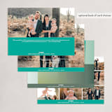 "Gradient Background" - Holiday Cards in Frozen by Baumbirdy - Back of Card Options