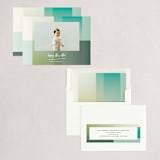"Gradient Background" - Holiday Cards in Frozen by Baumbirdy - Assembled