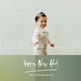 "Gradient Background" - Holiday Cards in Frozen by Baumbirdy - Detail