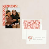"Finally a New Year" - Holiday Cards in Mulberry by Amy Payne - Assembled