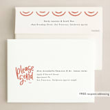 "Finally a New Year" - Holiday Cards in Mulberry by Amy Payne - FREE Recipient Addressing