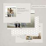 "Noelle" - Holiday Cards in Marshmallow by Pati Cascino - Back of Card Options