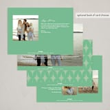 "Chic Year Ahead" - Holiday Cards in Snow by Simona Camp - Back of Card Options