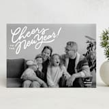 "New Years Cheers" - Holiday Cards in Frost by Darby McGuire - Front