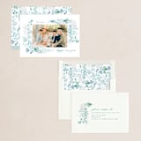 "green wisps" - Holiday Cards in Mint by Phrosné Barwood - Assembled