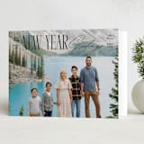 "Picturesque" - Holiday Cards in Onyx by Kacey Kendrick Wagner - Folded Card
