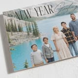 "Picturesque" - Holiday Cards in Onyx by Kacey Kendrick Wagner - Detail