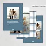 "Lauren" - Holiday Cards in Winterberry by Blustery August - Back of Card Options