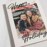 "the classic" - Holiday Cards in Coal by Pixel and Hank - Detail
