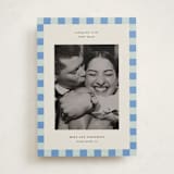 "Fun Border Checkers" - Holiday Cards in Sky by Jackie Crawford - Front