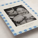 "Fun Border Checkers" - Holiday Cards in Sky by Jackie Crawford - Detail
