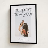 "simple border" - Holiday Cards in Charcoal by JoAnn Jinks - Folded Card