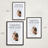 "simple border" - Holiday Cards in Charcoal by JoAnn Jinks - Formats Available