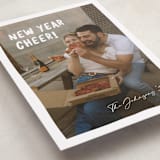 "Casual Cheers" - Holiday Cards in Cotton by Meggy Masters - Detail