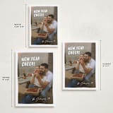 "Casual Cheers" - Holiday Cards in Cotton by Meggy Masters - Formats Available