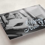 "Sideways" - Holiday Cards in Bluebell by AK Graphics - Detail