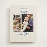 "Sincere Cheer" - Holiday Cards in Azure by Amy Kross - Front