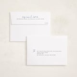 "Sincere Cheer" - Holiday Cards in Azure by Amy Kross - FREE Recipient Addressing