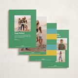 "Candy Snaps" - Holiday Cards in Green Apple by Maria Alou - Back of Card Options
