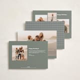 "Broadcast" - Holiday Cards in Snow by Amy Kross - Back of Card Options